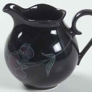 Mikasa Creamer w Purple Flowers